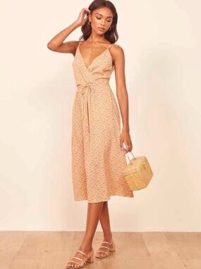 Reformation | Dresses | Reformation Anneliese Linen Backless Dress |  Poshmark